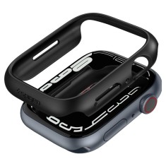 Husa Apple Watch 7 45mm Spigen Thin Fit - Black foto