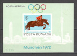 Romania.1972 Olimpiada de vara MUNCHEN-Bl. nedantelat ZR.446, Nestampilat