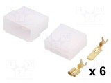 Terminal crimpat NINIGI plat mamă/tată 2,5mm2 izolată