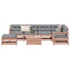 Gossi set mobilier de gradina cu perne, 8 piese, lemn masiv douglas