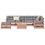 Gossi set mobilier de gradina cu perne, 8 piese, lemn masiv douglas