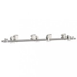 Cumpara ieftin Set piese pentru usa glisanta, argintiu, 183 cm otel inoxidabil