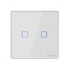 Intrerupator Smart cu Touch WiFi + RF 433 Sonoff T2 EU TX, (2 canale)
