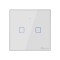 Intrerupator Smart cu Touch WiFi + RF 433 Sonoff T2 EU TX, (2 canale)