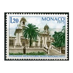 Monaco 1975 - Arhitectura 1v.,neuzat,perfecta stare(z)