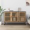vidaXL Dulap, negru, 105x30x65 cm, lemn prelucrat 352122