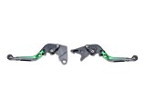 Set 2 manete frana si ambreiaj reglabile Kawasaki ZX6R 00-04,ZX10R 04-05/Z1000 0... Cod Produs: MX_NEW CNCR0042G
