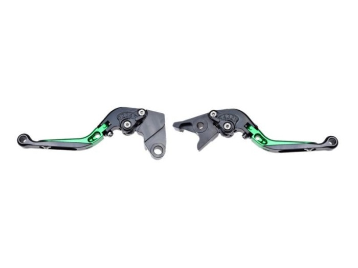 Set 2 manete frana si ambreiaj reglabile Kawasaki ZX6R 00-04,ZX10R 04-05/Z1000 0... Cod Produs: MX_NEW CNCR0042G