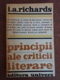 Principii ale criticii literare- I. A. Richards