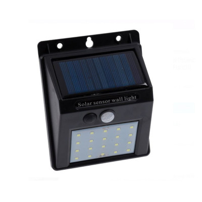 Lampa Solara Proiector LED cu Senzor de Miscare 3 Functii foto