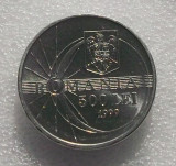 G5. Romania 500 lei 1999 eclipsa UNC **, Aluminiu