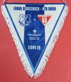 Fanion de protocol-oficial - meci fotbal FARUL CONSTANTA - UTA ARAD (sezonul 2025-2026 - etapa 20)