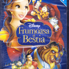 DVD animatie: Frumoasa si bestia (original, dublat in limba romana, SIGILAT )