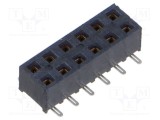 Conector Samtec şiruri pini mamă 12 PIN 2mm aurit SMT soclu