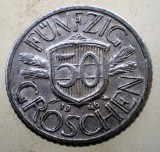 7.226 AUSTRIA 50 GROSCHEN 1946, Europa, Aluminiu