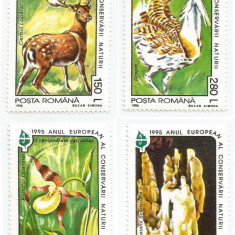 România, LP 1381/1995, Anul European al Conservării Naturii, MNH