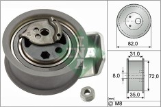 INA 531 0436 20 rola intinzator,curea distributie