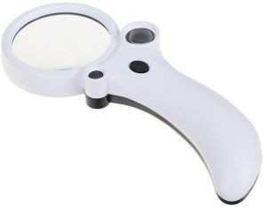 Lup? tripl? cu iluminare LED 2.5x / 25x / 55x foto