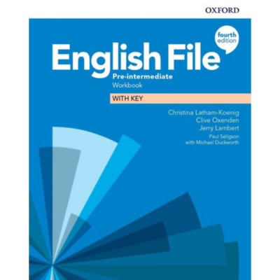 English File 4E Pre-intermediate Workbook with key - Christina Latham-Koenig foto