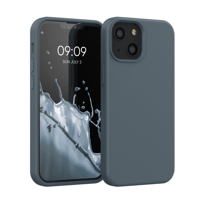 Husa pentru Apple iPhone 13 Mini, Silicon, Verde, 55877.202, kwmobile