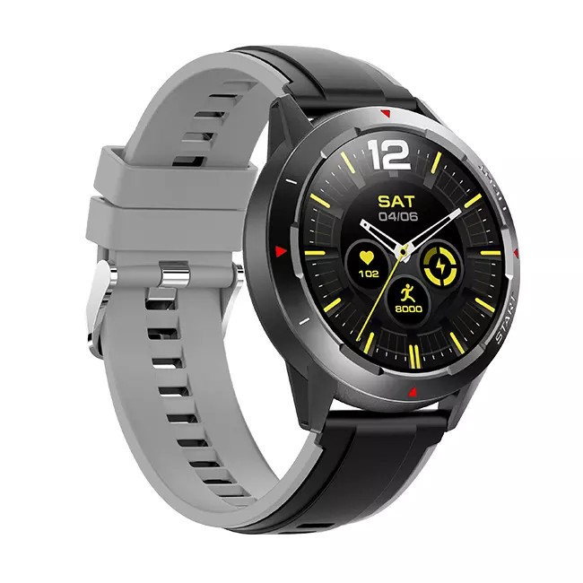 Ceas Smartwatch NY28-GPS, baterie 250mAh, 7 zile gri