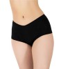 Chilot Brazilian Boxer Dama Luan Bumbac Elastic Negru XL C1214