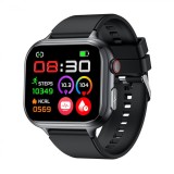 Cumpara ieftin Smartwatch iSEN TK17 Negru, Silicon, 1.91 HD, ECG, Ritm Cardiac, Oxigen in Sange, Glicemie, Tensiune Arteriala, Acid Uric, BMI, Monitorizare Somn, Mod