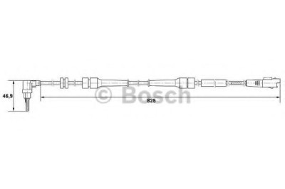 Senzor ABS / turatie roata CITROEN C8 (EA, EB) (2002 - 2016) BOSCH 0 265 007 083 foto