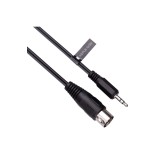 Cablu audio MIDI 5-DIN la mufă TRS AUX de 3.5mm, mufă stereo cu 5 pini la 3.5mm pentru smartphone-uri, PC