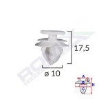 CLIPS TAPITERIE PENTRU CITROEN/PEUGEOT/VOLVO 10X17.5MM - GRI SET 10 BUC 62106