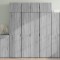 Gossi dulap inalt, gri sonoma, 70x42,5x185 cm, lemn prelucrat