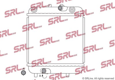 Radiator Audi A4 15-, A5 16-, motor: 2.9 V6 T, 228x200x40, SRLine, Aluminiu/ Plastic brazat, 8W0121212F foto