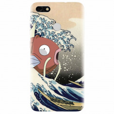 Husa silicon pentru Huawei Y6 Pro 2017, Great Wave Fish