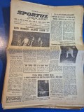 ziarul sportul popular 7 martie 1966 - steaua bucuresti baschet,volei rapid bucuresti