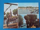 CPIB 23059 CARTE POSTALA - TULCEA. PESCUIT IN DELTA, COLONIE DE PELICANI, VEDERE DIN DELTA, CIRCULATA, 1976, STAMPILE, TIMBRU, Fotografie
