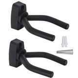 Cumpara ieftin Set 2x suport de perete pentru chitara, acoperit cu spuma, 13 cm, universal, negru