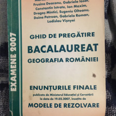 a7 GHID DE PREGATIRE BACALAUREAT. GEOGRAFIA ROMANIEI - M. ARABOAIEI