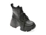 Ghete GRYXX negre, 68216, din piele naturala