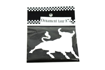 Ornament taur cromat 874 foto