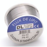 Fludor Lipit cu Pasta 100g, 0.7mm, Sn60/Pb40, Aliaj Staniu Plumb, Sarma Lipire Letcon Electronica