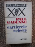 Cartierele selecte &ndash; Paul Gadenne
