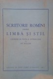Scriitori romani despre limba si stil. Culegere de texte si introducere de Gh. Bulgar