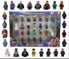 Set 28 Figurine Avengers Block Heroes, Plastic Multicolor, Actiune, 3+ Ani, Captain America, Spider-Man, Batman, Superman