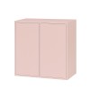 Boxie 2 ajt&oacute;s fali szekr&eacute;ny 80x80x37 cm pink