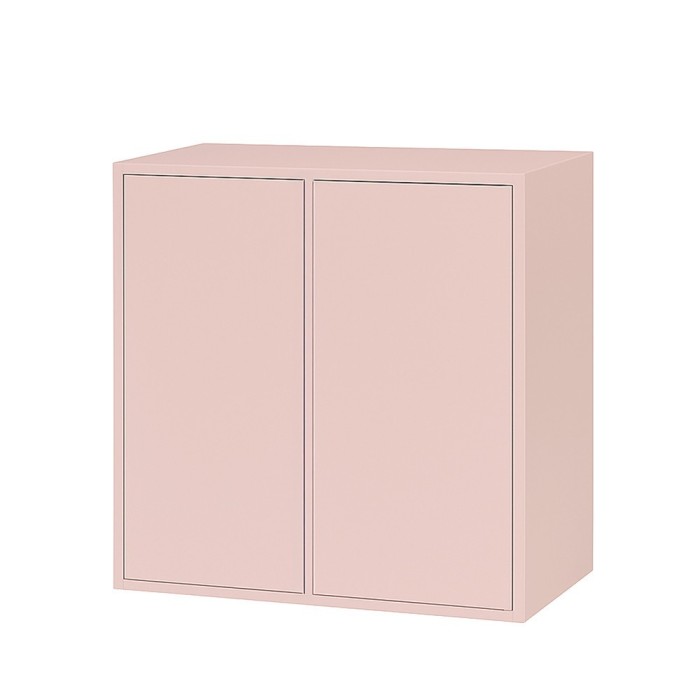 Boxie 2 ajt&oacute;s fali szekr&eacute;ny 80x80x37 cm pink