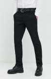 Dickies pantaloni bărbați, culoarea negru, mulata DK0A4XK8BLK1-BLACK
