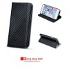 Husa Flip Carte CARBON LG K10 Negru