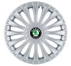 Set 4 Capace Roti, potrivite jantelor de R14, pentru Skoda, model dino cromat, Autohelix MSA