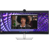 Monitor LED P3424WEB Curbat 34 inch UWQHD IPS 5 ms 60 Hz Webcam USB-C, Dell