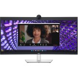 Monitor LED P3424WEB Curbat 34 inch UWQHD IPS 5 ms 60 Hz Webcam USB-C, Dell